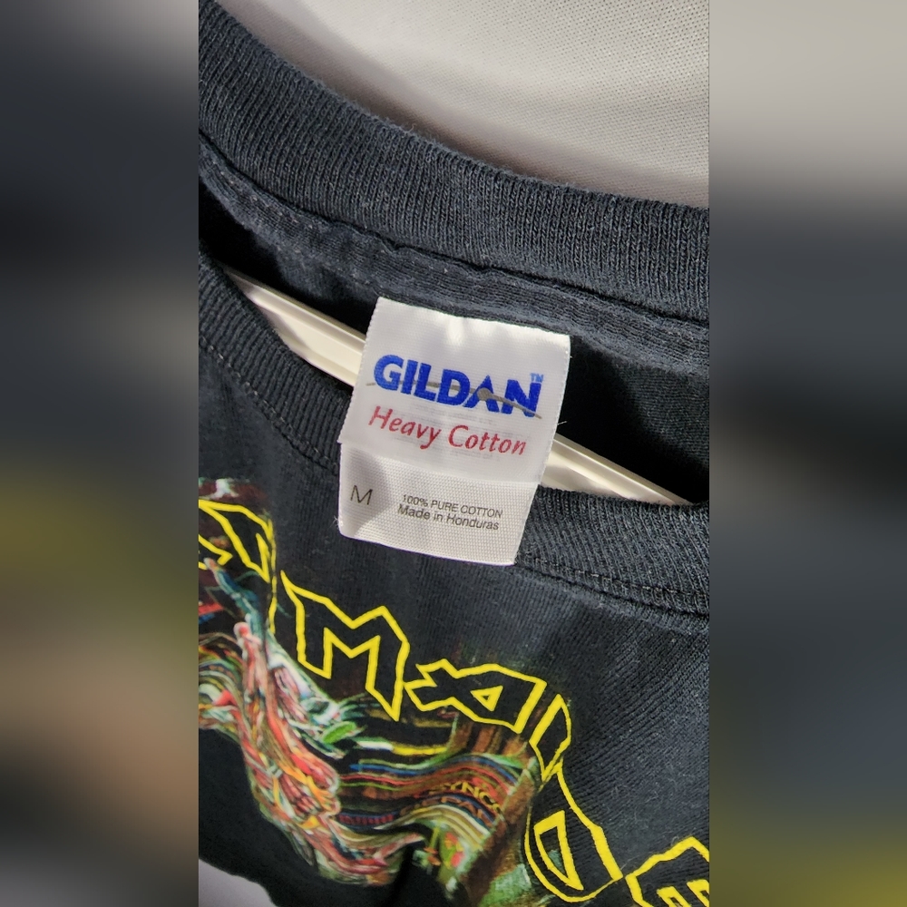 🤟 IRON MAIDEN 2008 SOMEWHERE BACK IN TIME WORLD TOUR SHIRT - MEDIUM 🤟 - Picture 12 of 12